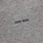 Miu Miu Half-Zip Knit Sweater