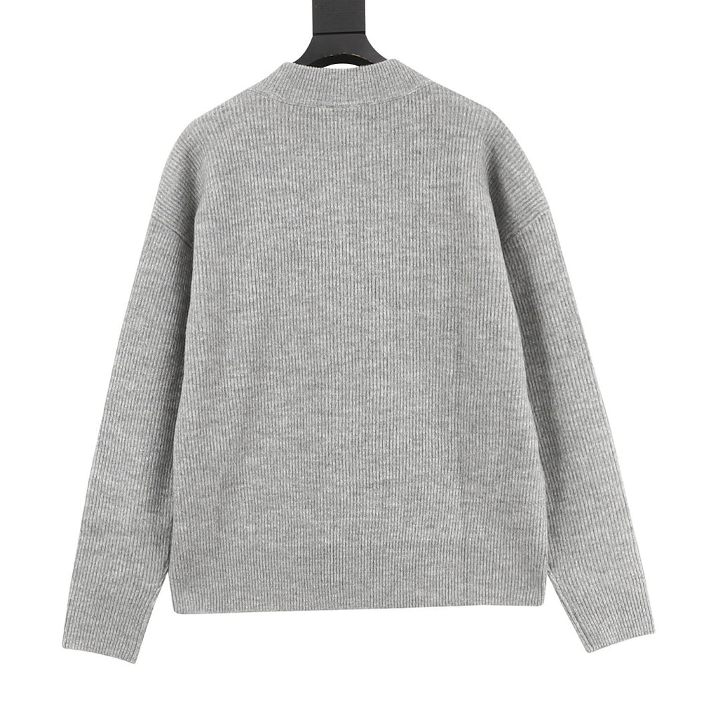 Dior Ribbed V-Neck Sweater