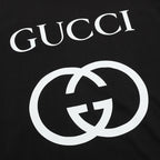 Gucci Classic Interlocking Double G Print Short-Sleeve Top