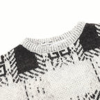 Givenchy Black and White 4G Motif Sweater