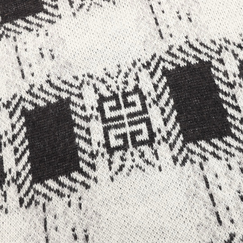 Givenchy Black and White 4G Motif Sweater