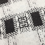 Givenchy Black and White 4G Motif Sweater