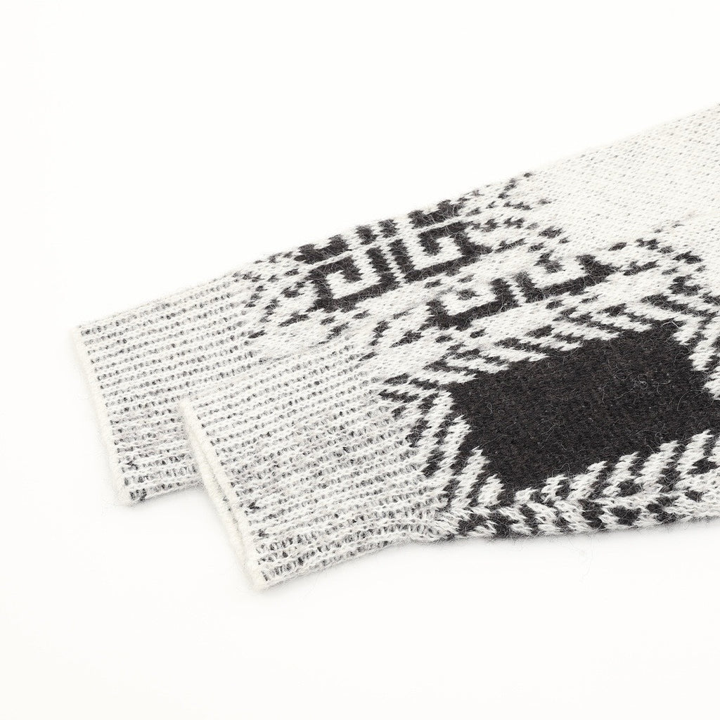Givenchy Black and White 4G Motif Sweater
