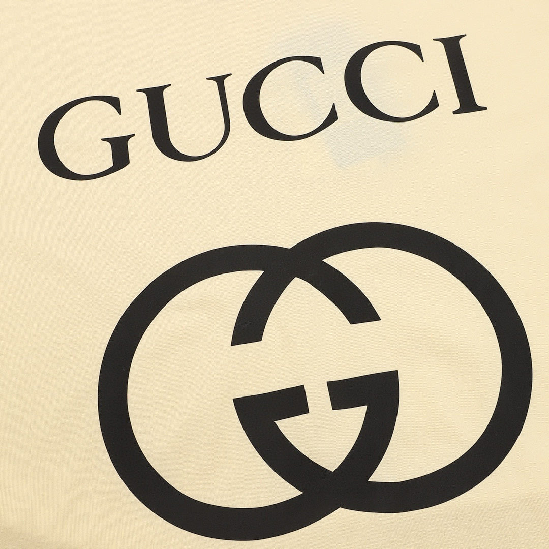 Gucci Classic Interlocking Double G Print Short-Sleeve Top