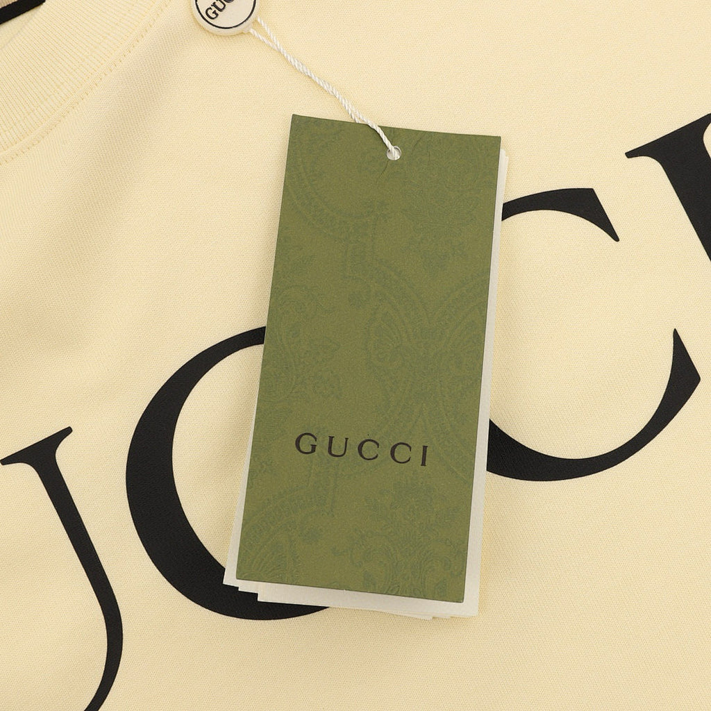 Gucci Classic Interlocking Double G Print Short-Sleeve Top