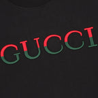 Gucci 3D Embroidered Web Short-Sleeve Top