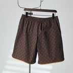 LOUIS VUITTON Monogram Drawstring Shorts