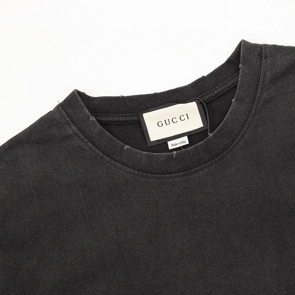 Gucci Double GG Print Gradient Short-Sleeve T-Shirt