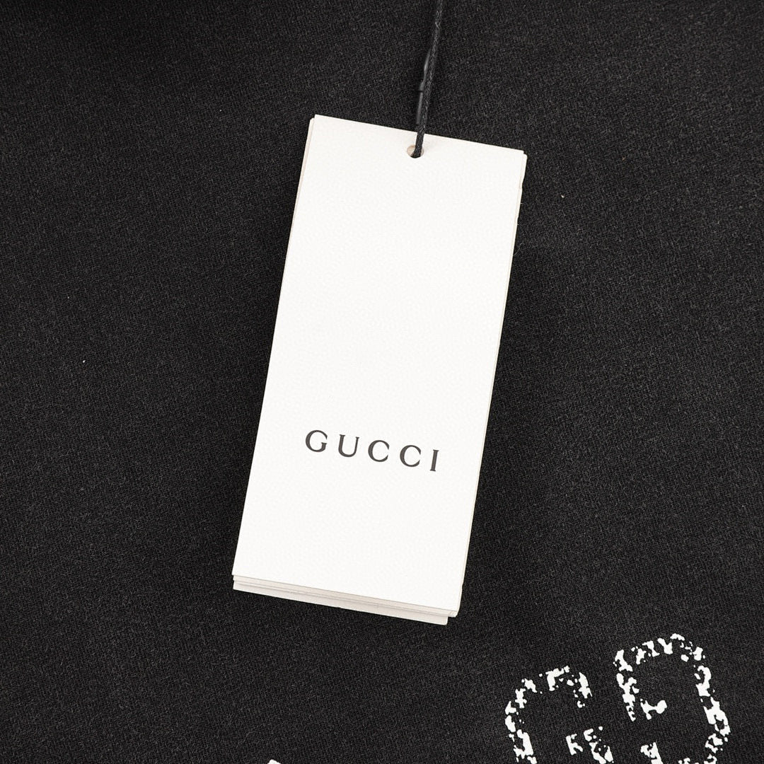 Gucci Double GG Print Gradient Short-Sleeve T-Shirt