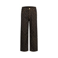 LOUIS VUITTON Monogram Wide-Leg Denim Jeans