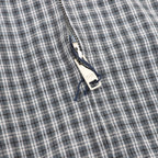 Prada Micro Check Harrington Jacket Grey