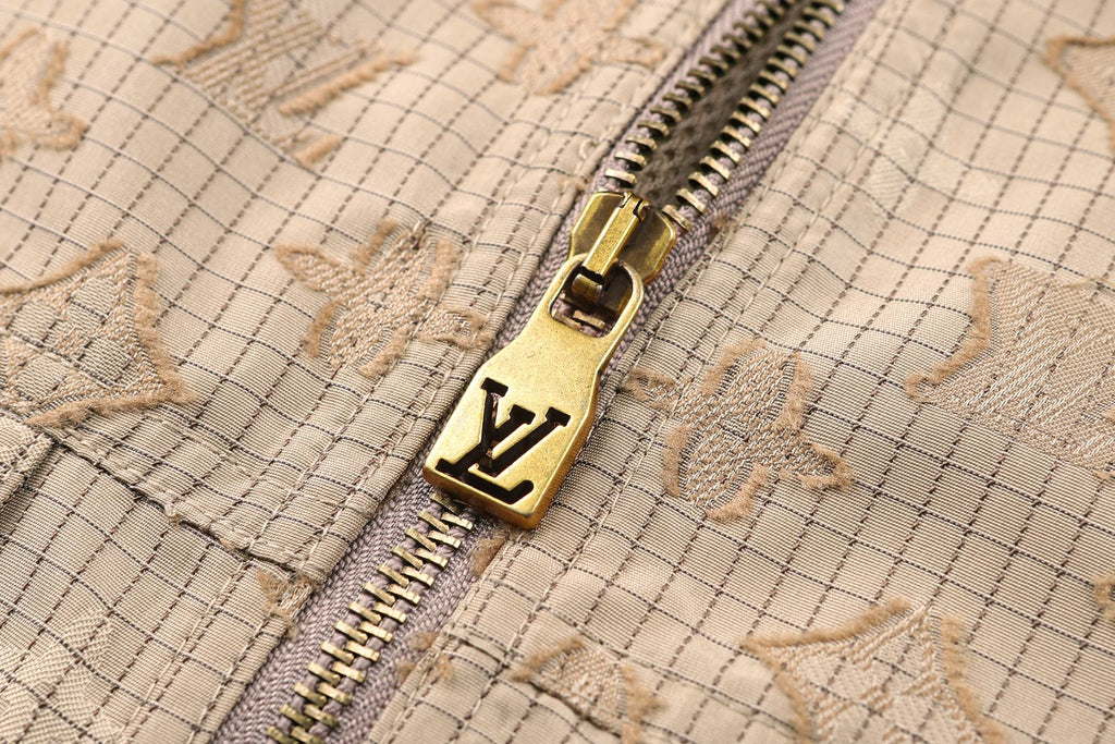 LOUIS VUITTON Monogram Grid Zip Jacket