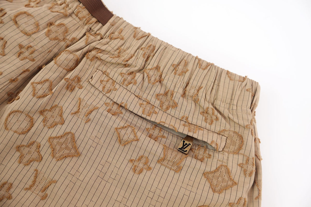 LOUIS VUITTON Monogram Jacquard Elasticated Shorts