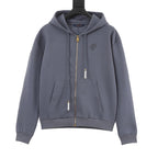 Louis Vuitton Zip-Up Hoodie Slate Blue