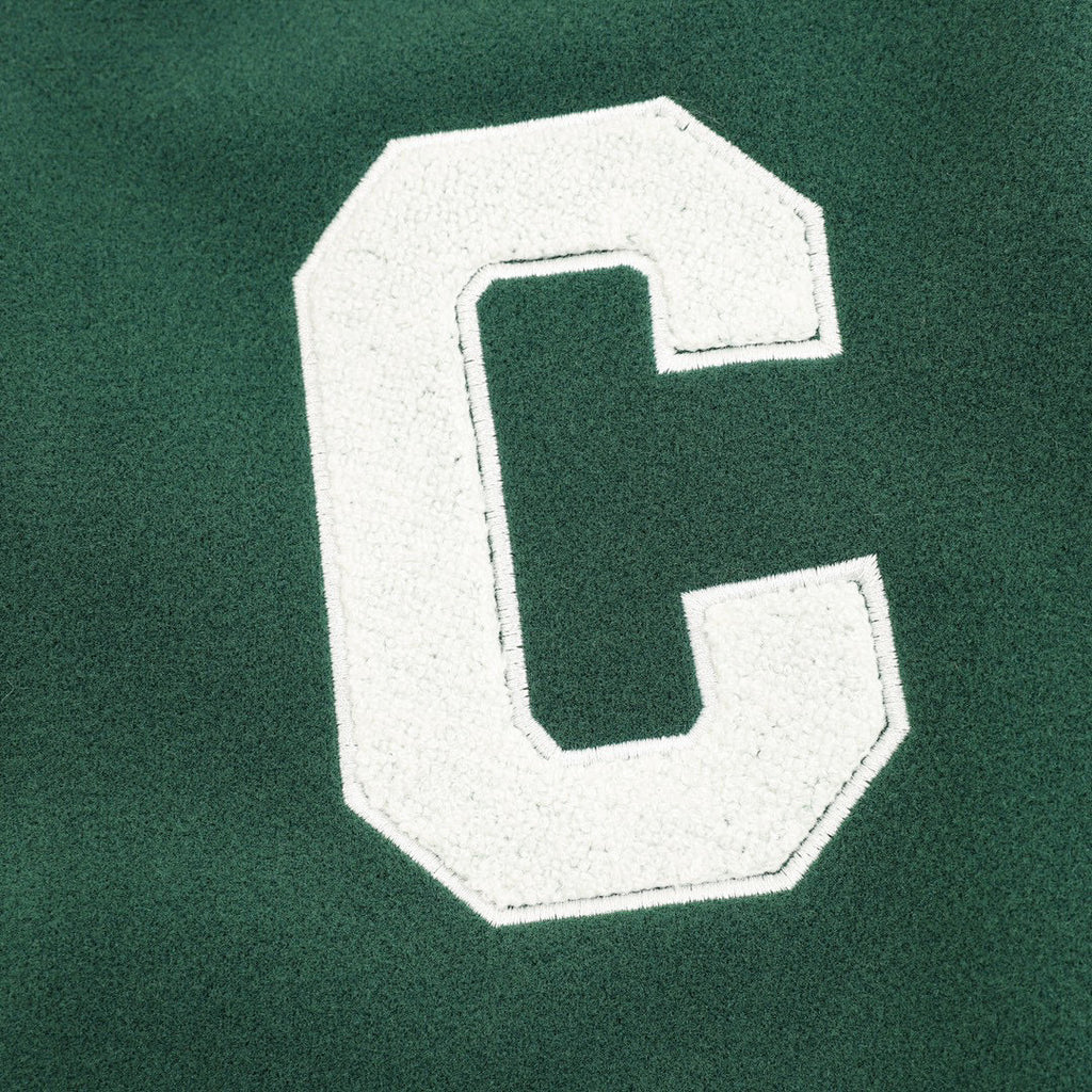 CELINE Triomphe C Logo Patchwork Embroidery Baseball Jacket