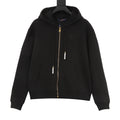 Louis Vuitton Zip-Up Hoodie Black