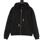 Louis Vuitton Zip-Up Hoodie Black