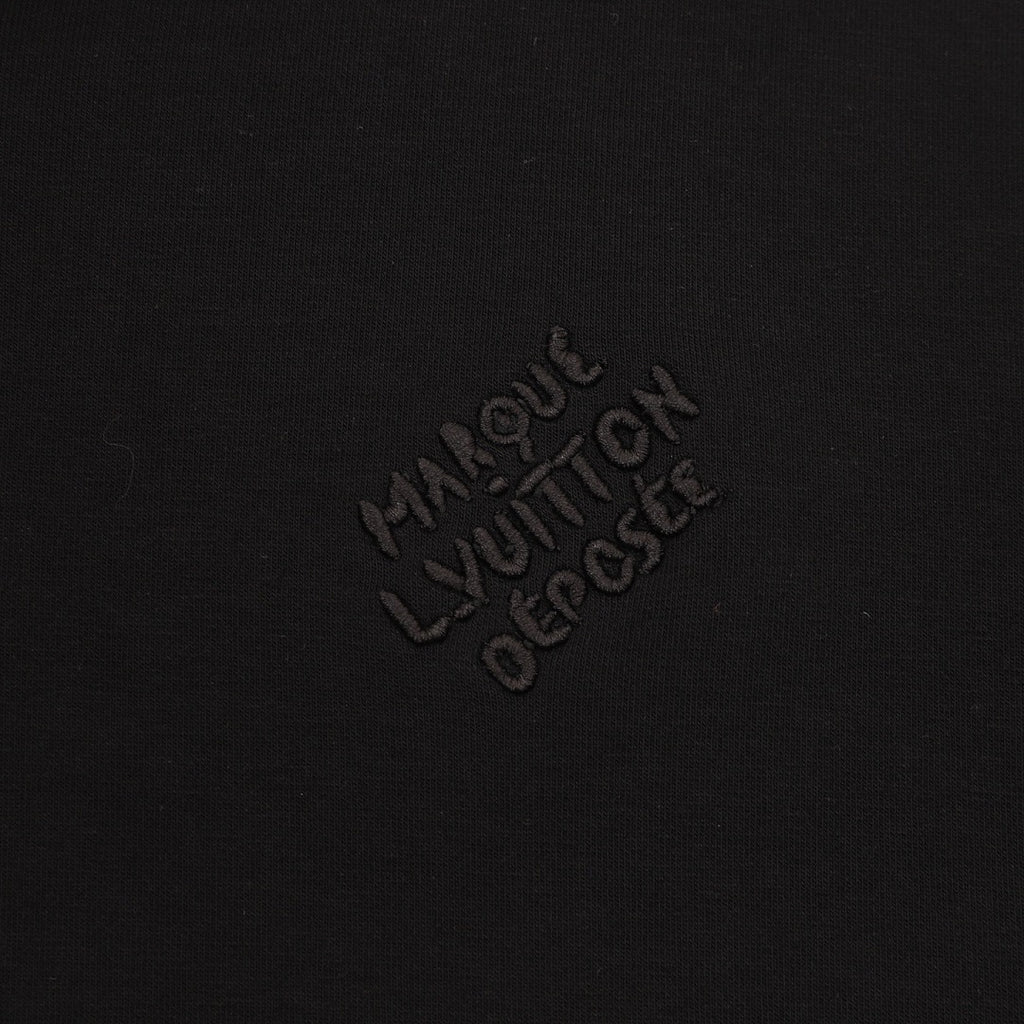 Louis Vuitton Zip-Up Hoodie Black