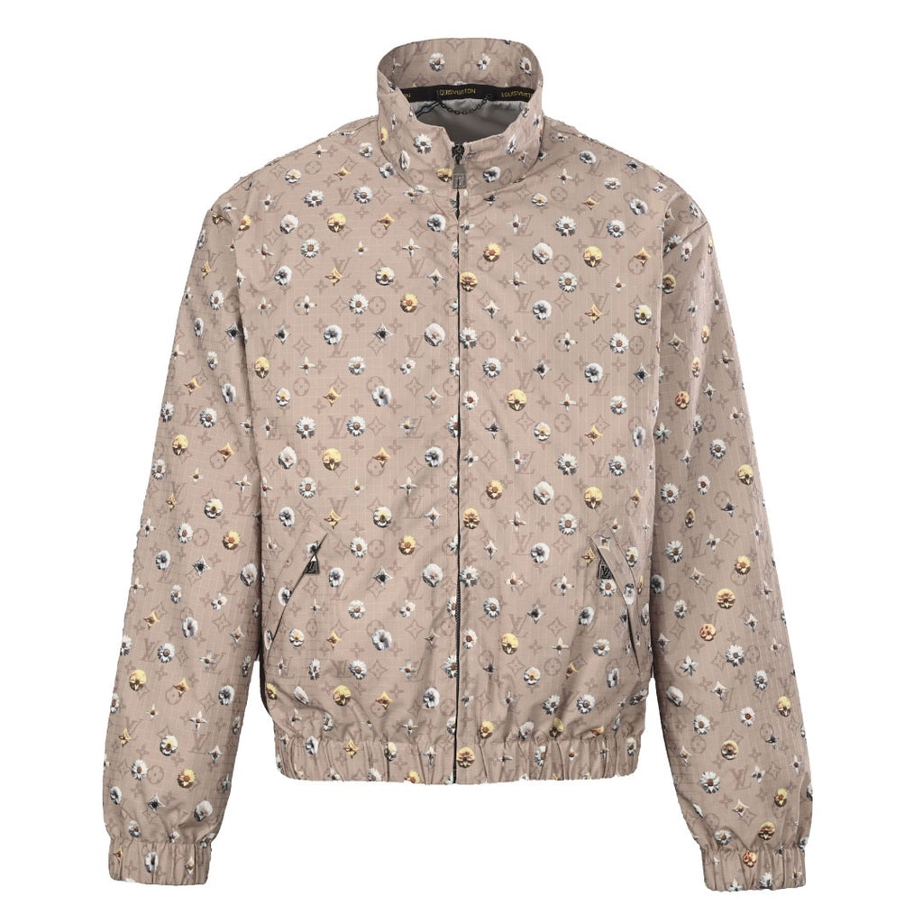 LOUIS VUITTON Monogram Floral Print Blouson Jacket