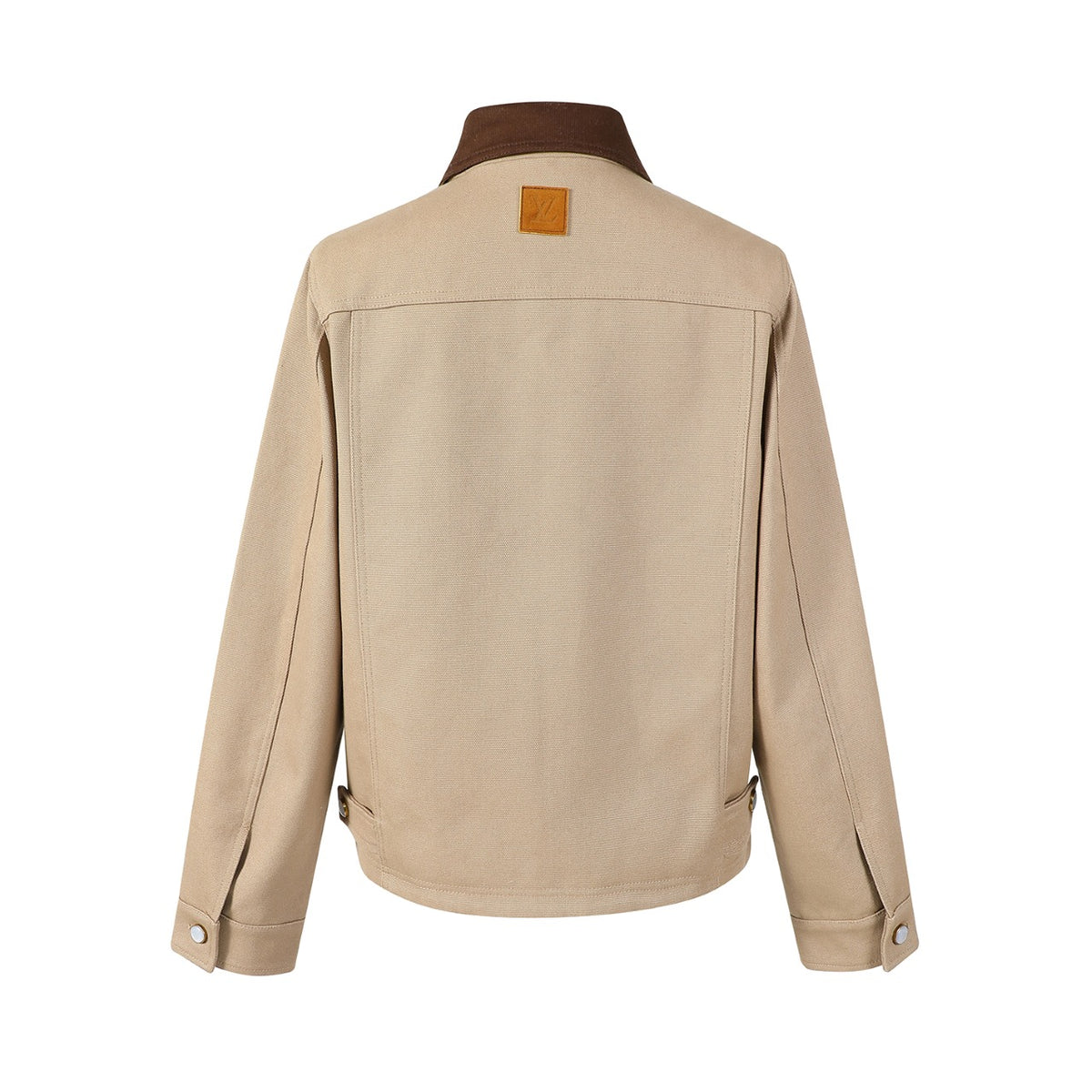LOUIS VUITTON Contrast Collar Canvas Chore Jacket