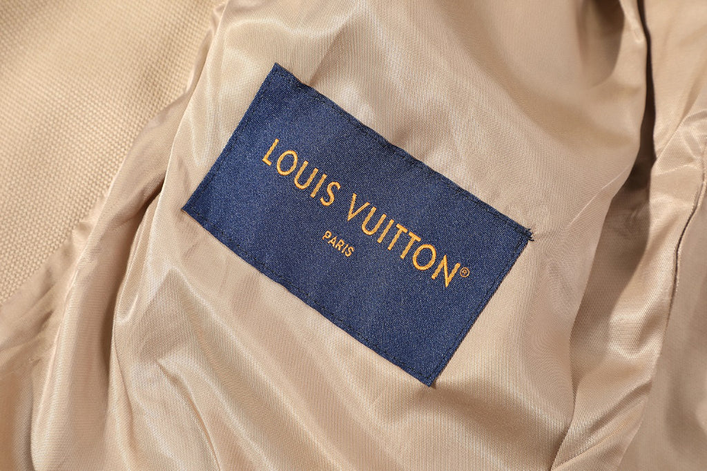LOUIS VUITTON Contrast Collar Canvas Chore Jacket