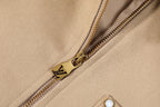 LOUIS VUITTON Contrast Collar Canvas Chore Jacket