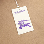Burberry Vintage Check Half-Zip Knit Sweater — Camel