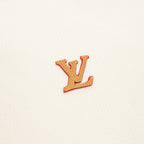 Louis Vuitton LV Leather Logo Knit Hoodie — Off White
