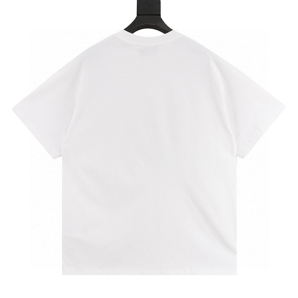 GUCCI 2026 New Arrival: Contrast-Color Heavyweight Embroidered T-Shirt
