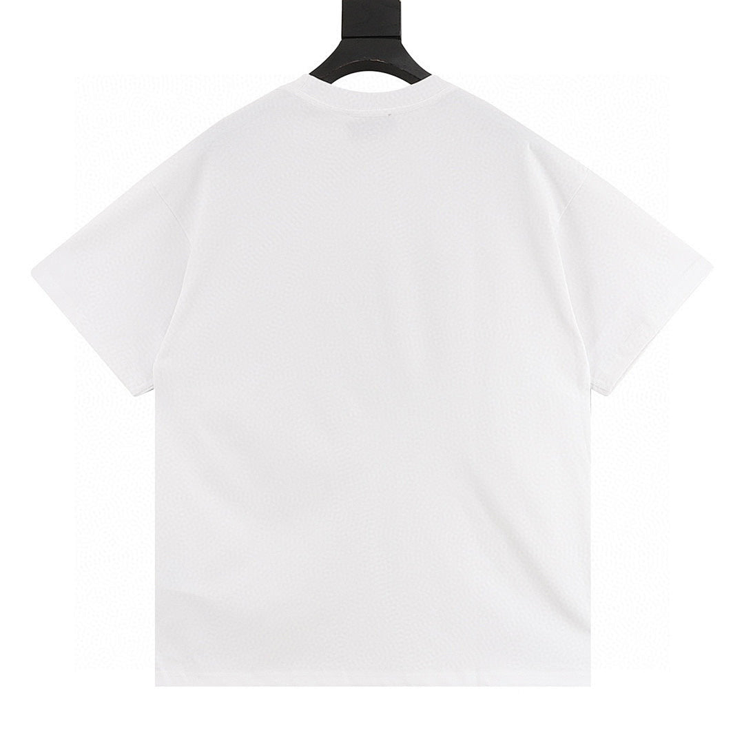 GUCCI 2026 New Arrival: Contrast-Color Heavyweight Embroidered T-Shirt