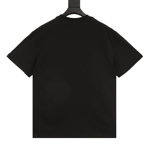 Gucci Pink Short-Sleeve Top with Embroidered Lettering