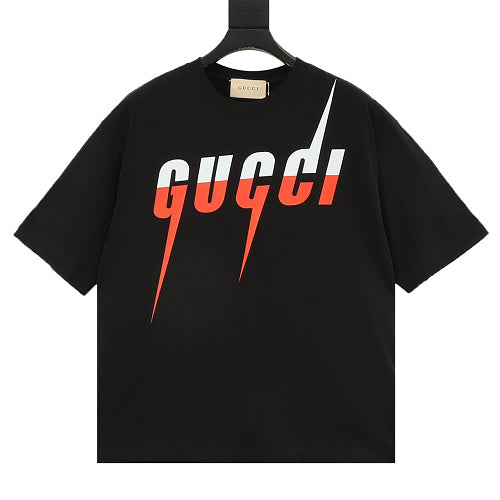 Gucci Lightning Logo Short-Sleeve T-Shirt