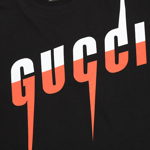 Gucci Lightning Logo Short-Sleeve T-Shirt