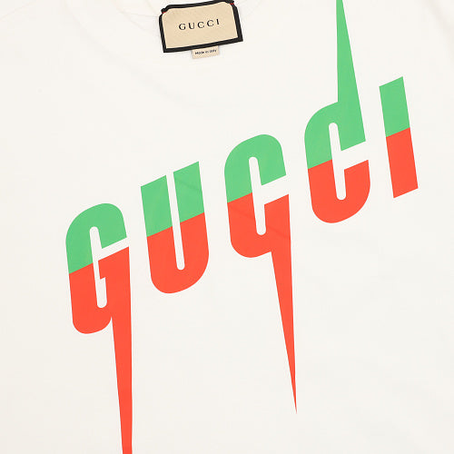 Gucci Lightning Logo Short-Sleeve T-Shirt