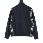 Nike Basketball Black Contrast-Lettering Track Jacket