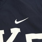 Nike Basketball Black Contrast-Lettering Track Jacket