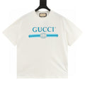 Gucci Summer-Style Belt-Print Short-Sleeve Top