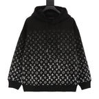 Louis Vuitton Black Gradient Monogram Hoodie