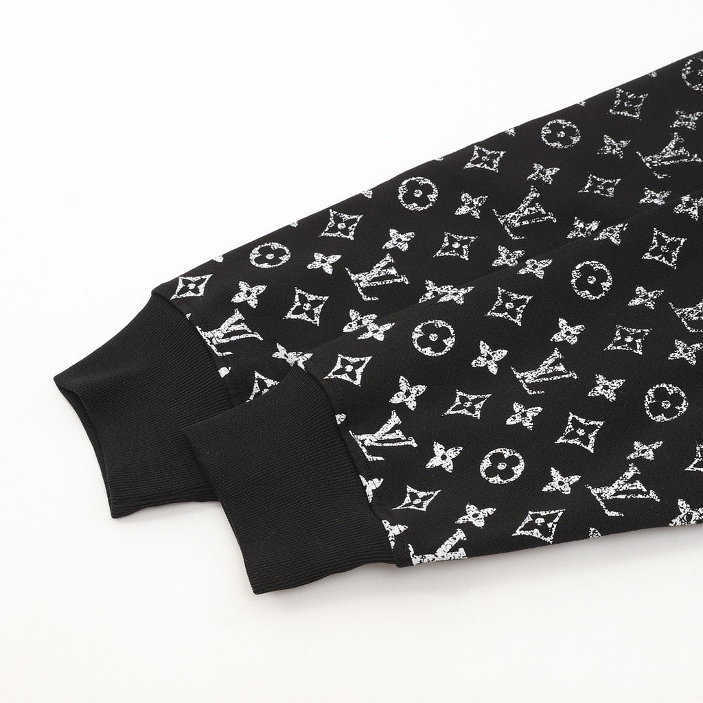 Louis Vuitton Black Gradient Monogram Hoodie