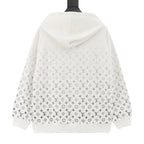 Louis Vuitton White Gradient Monogram Hoodie