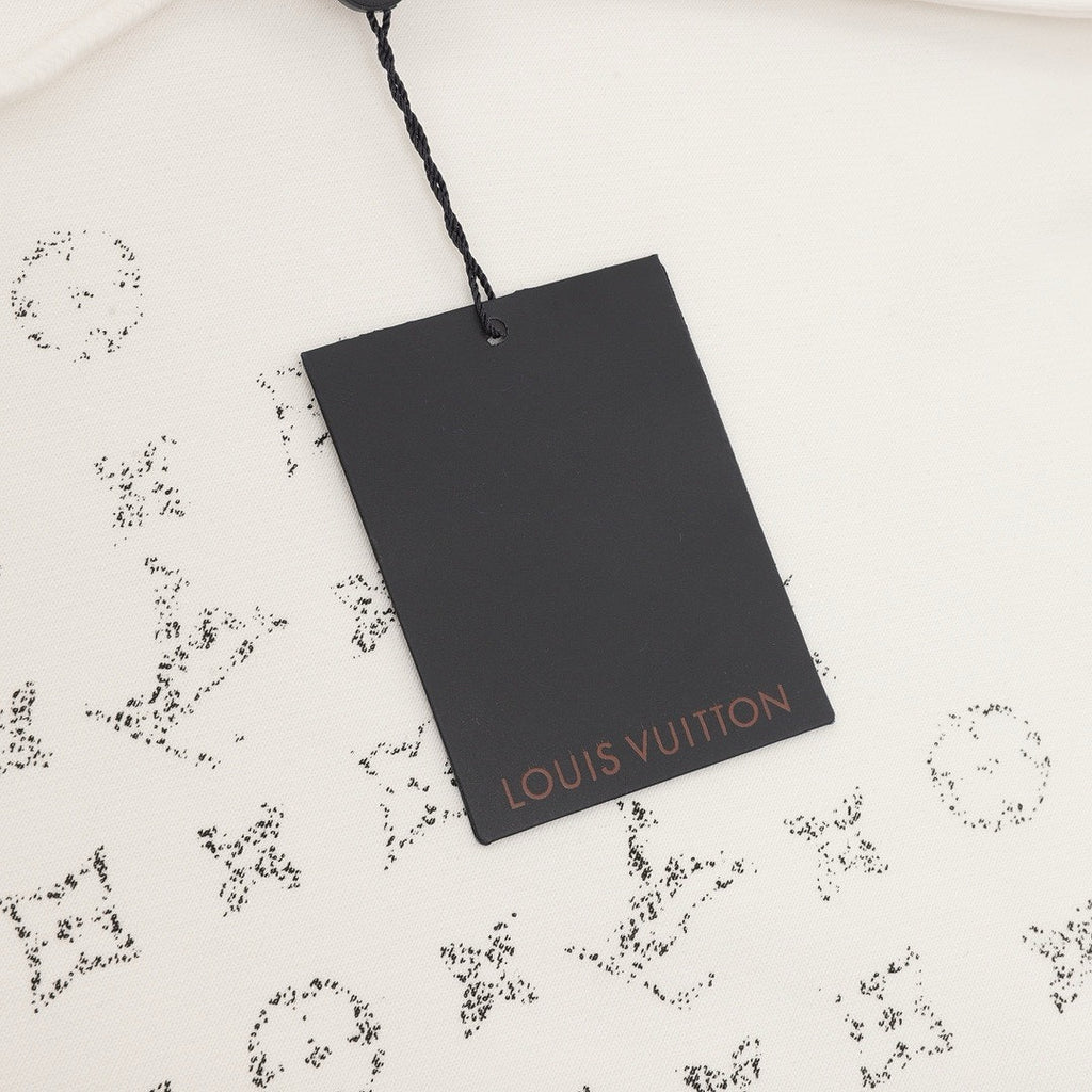 Louis Vuitton White Gradient Monogram Hoodie