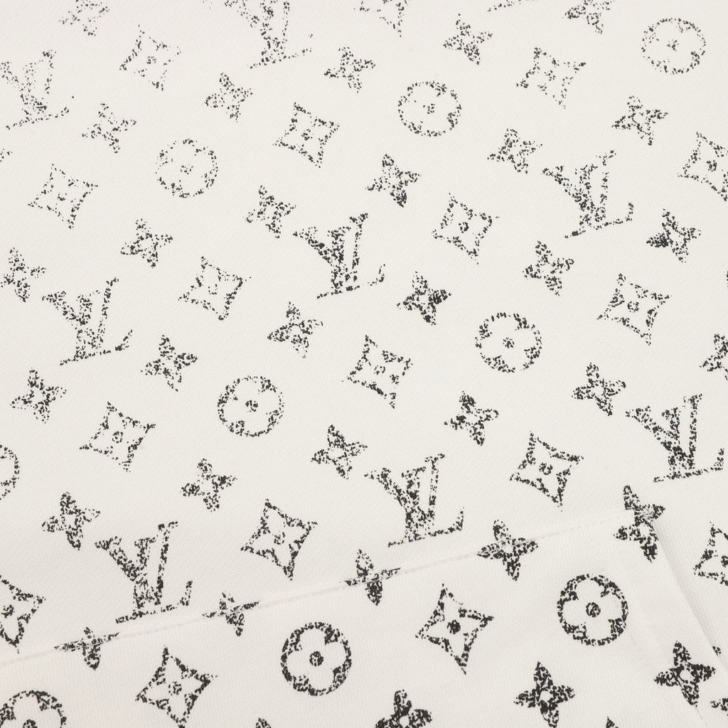 Louis Vuitton White Gradient Monogram Hoodie