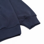 Louis Vuitton Navy blue Monogram-Trim Hoodie