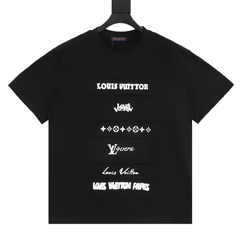 Louis Vuitton 26SS Appliqué Signature Short-Sleeve Tee