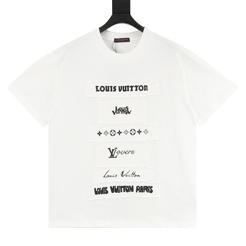 Louis Vuitton 26SS Appliqué Signature Short-Sleeve Tee