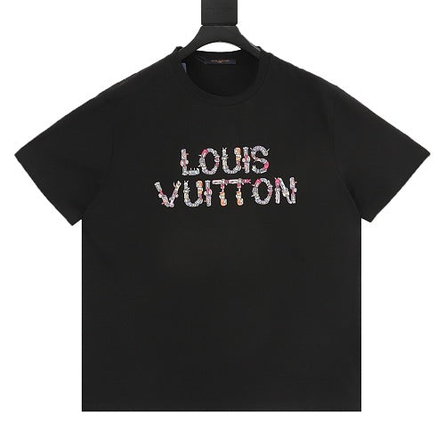 Louis Vuitton 26SS Mechanical Rainbow Label Logo Print Tee