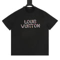 Louis Vuitton 26SS Mechanical Rainbow Label Logo Print Tee
