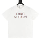 Louis Vuitton 26SS Mechanical Rainbow Label Logo Print Tee