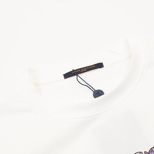 Louis Vuitton 26SS Mechanical Rainbow Label Logo Print Tee