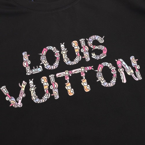Louis Vuitton 26SS Mechanical Rainbow Label Logo Print Tee